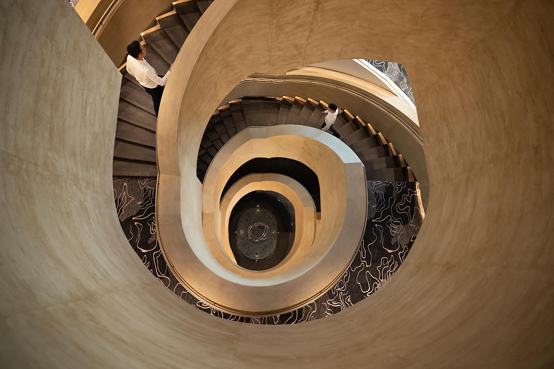 拉古娜都喜天丽酒店 新加坡 外观 照片 Spiral staircase
