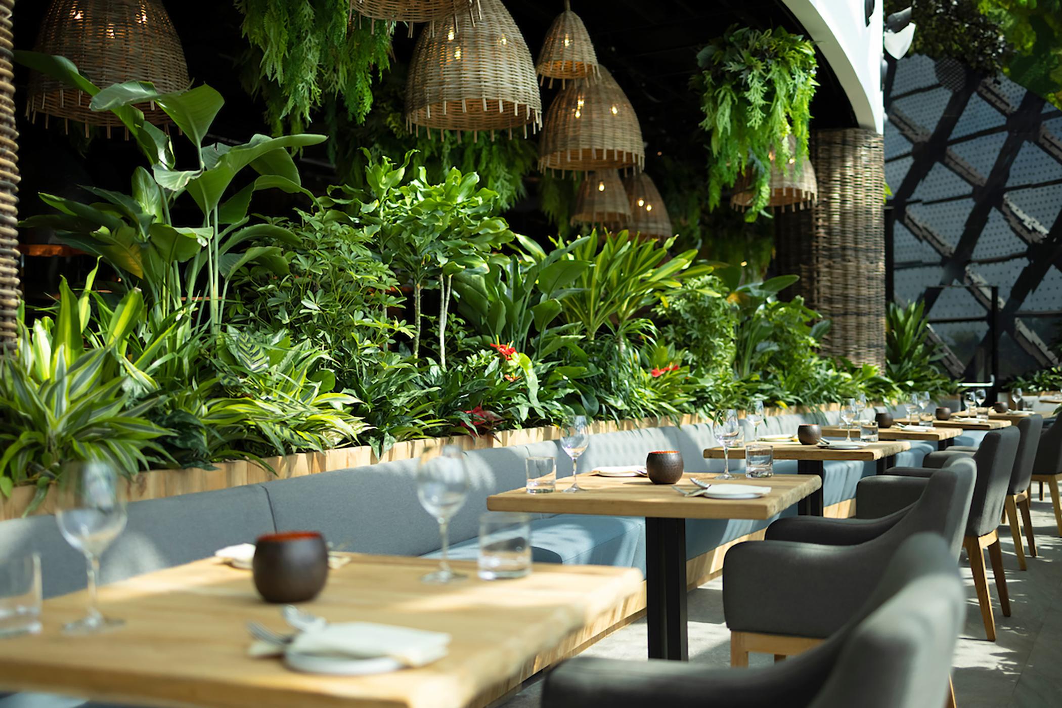 拉古娜都喜天丽酒店 新加坡 外观 照片 Restaurant interior