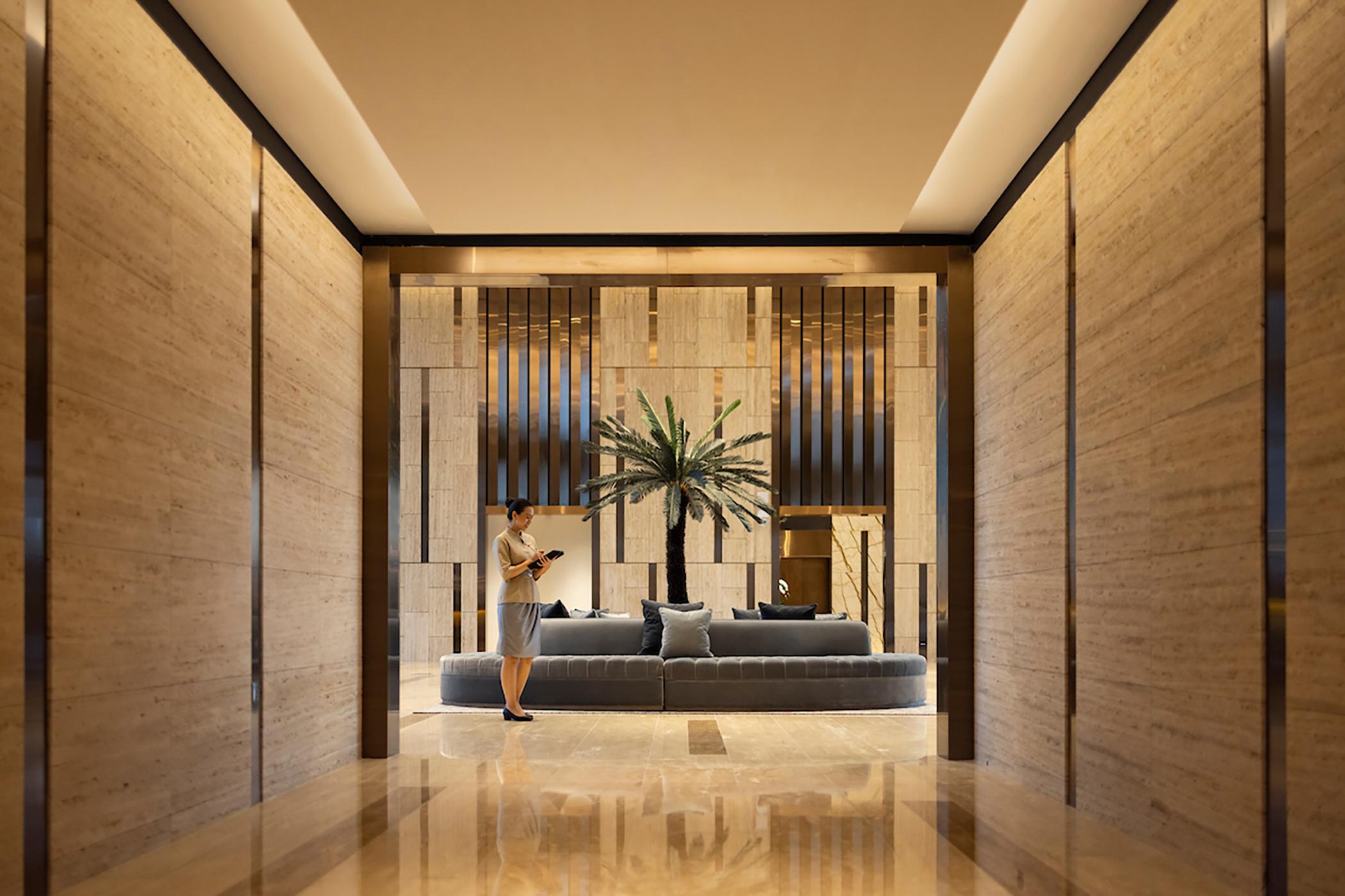 拉古娜都喜天丽酒店 新加坡 外观 照片 The lobby of the Ritz-Carlton, Dubai